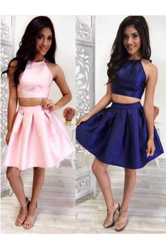 Two Pieces Short Prom Evening Cocktail Homecoming Dresses 3020116