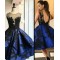 Short Royal Blue See Through Homecoming Prom Evening Formal Dresses 3020117