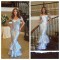 Mermaid Off-the-Shoulder Sequins Long Prom Formal Evening Party Dresses 3021170