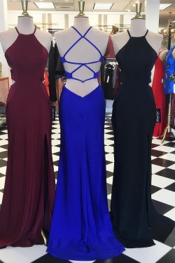 Long Spaghetti Straps Prom Formal Evening Party Dresses 3021172