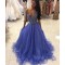 Beaded Off-the-Shoulder Long Prom Formal Evening Party Dresses 3021194