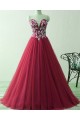A-Line Long Blue Lace Appliques Prom Formal Evening Party Dresses 3021201 A-Line Long Blue Lace Appliques Prom Formal Evening Party Dresses 3021201