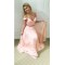 Long Pink Beaded Off-the-Shoulder Prom Formal Evening Party Dresses 3021214