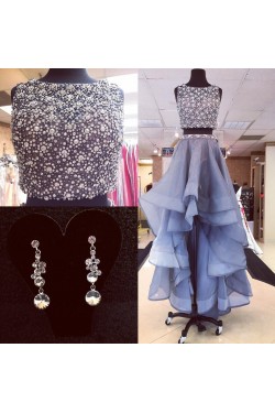 Beaded Two Pieces Prom Homecoming Cocktail Graduation Dresses 3021226