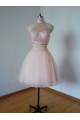 Beaded Two Pieces Short Pink Prom Evening Homecoming Cocktail Dresses 3020123 Beaded Two Pieces Short Pink Prom Evening Homecoming Cocktail Dresses 3020123