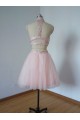 Beaded Two Pieces Short Pink Prom Evening Homecoming Cocktail Dresses 3020123 Beaded Two Pieces Short Pink Prom Evening Homecoming Cocktail Dresses 3020123