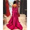 Long V-Neck Prom Formal Evening Party Dresses 3021245