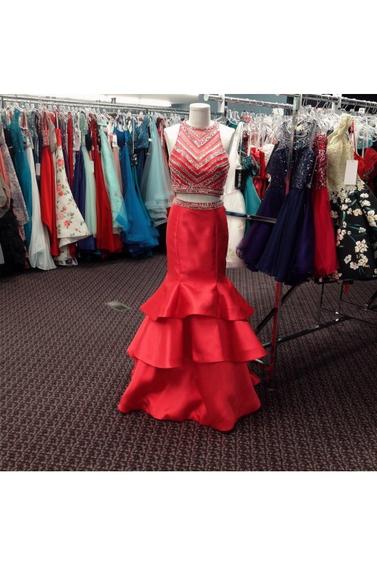 Mermaid Two Pieces Beaded Long Prom Formal Evening Party Dresses 3021265 Mermaid Two Pieces Beaded Long Prom Formal Evening Party Dresses 3021265