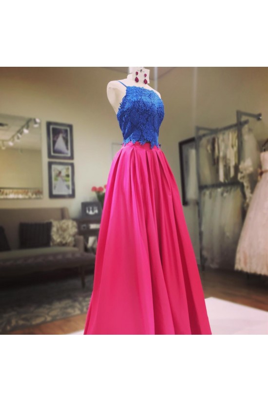Two Pieces Lace Spaghetti Straps Prom Formal Evening Party Dresses 3021268 Two Pieces Lace Spaghetti Straps Prom Formal Evening Party Dresses 3021268