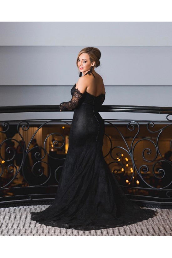 Mermaid Off-the-Shoulder Long Sleeves Lace Prom Formal Evening Party Dresses 3021283 Mermaid Off-the-Shoulder Long Sleeves Lace Prom Formal Evening Party Dresses 3021283