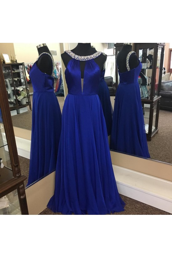 Beaded Long Blue Prom Formal Evening Party Dresses 3021299 Beaded Long Blue Prom Formal Evening Party Dresses 3021299