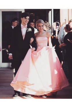 A-Line Beaded Strapless Prom Formal Evening Party Dresses 3021309