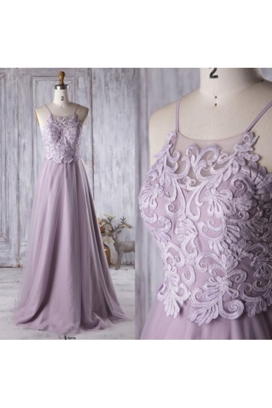 A-Line Spaghetti Straps Long Lace Prom Formal Evening Party Dresses 3021342 A-Line Spaghetti Straps Long Lace Prom Formal Evening Party Dresses 3021342