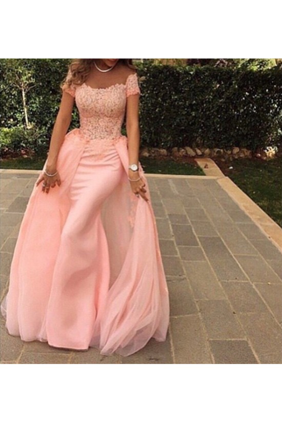 Long Pink Lace Prom Formal Evening Party Dresses 3021351 Long Pink Lace Prom Formal Evening Party Dresses 3021351