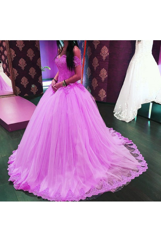 Ball Gown Lace Off-the-Shoulder Prom Formal Evening Party Dresses 3021356 Ball Gown Lace Off-the-Shoulder Prom Formal Evening Party Dresses 3021356