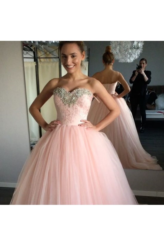 Beaded Ball Gown Long Pink Prom Formal Evening Party Dresses 3021358 Beaded Ball Gown Long Pink Prom Formal Evening Party Dresses 3021358
