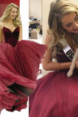 Ball Gown Sweetheart Long Prom Formal Evening Party Dresses 3021359