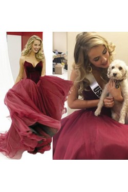 Ball Gown Sweetheart Long Prom Formal Evening Party Dresses 3021359