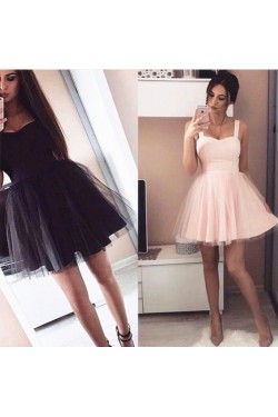 Short Tulle Homecoming Cocktail Graduation Prom Dresses 3021363