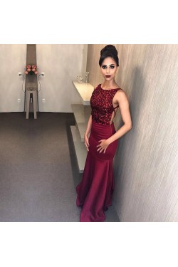 Beaded Long Prom Formal Evening Party Dresses 3021364