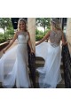 Beaded Sequins Long White Prom Evening Formal Dresses 3020138