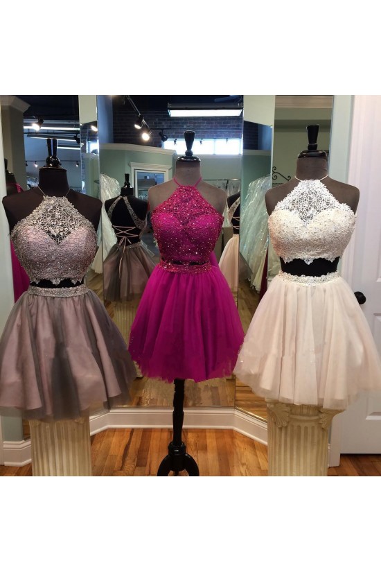 Short Lace Two Pieces Prom Homecoming Cocktail Graduation Dresses 3021382 Short Lace Two Pieces Prom Homecoming Cocktail Graduation Dresses 3021382