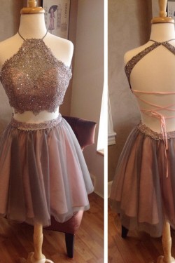 Short Lace Two Pieces Prom Homecoming Cocktail Graduation Dresses 3021382