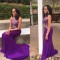 Long Purple Beaded Prom Formal Evening Party Dresses 3021402