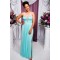 Long Blue Beaded Chiffon Prom Formal Evening Party Dresses 3021406