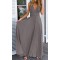 Long Grey V-Neck Chiffon Prom Formal Evening Party Dresses 3021413