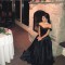 Long Black Off-the-Shoulder Prom Formal Evening Party Dresses 3021423