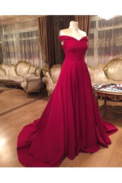 Mermaid Off-the-Shoulder Long Prom Formal Evening Party Dresses 3021428