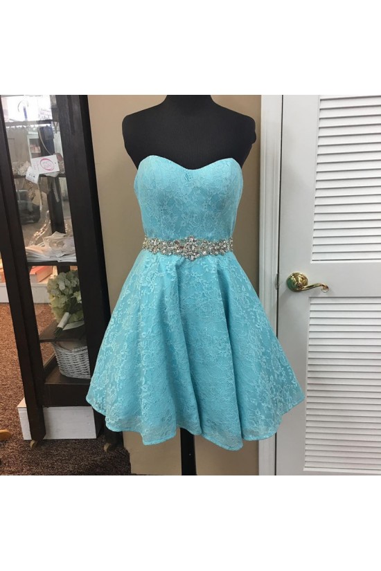 Short Blue Beaded Lace Prom Homecoming Cocktail Graduation Dresses 3021440 Short Blue Beaded Lace Prom Homecoming Cocktail Graduation Dresses 3021440