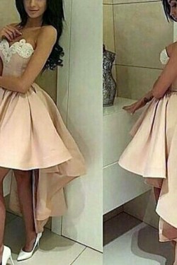 High Low Sweetheart Lace Prom Homecoming Cocktail Graduation Dresses 3021446