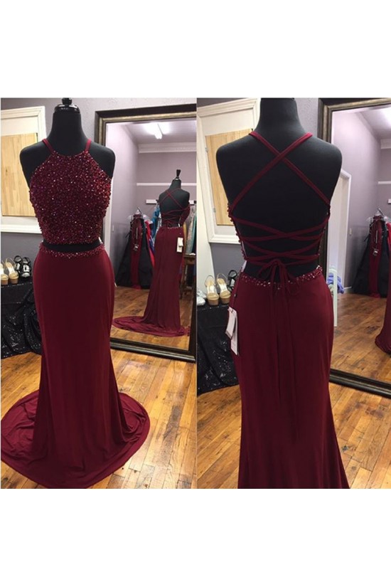 Beaded Two Pieces Long Prom Formal Evening Party Dresses 3021452 Beaded Two Pieces Long Prom Formal Evening Party Dresses 3021452