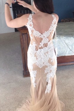 Mermaid Lace Long Prom Formal Evening Party Dresses 3021455