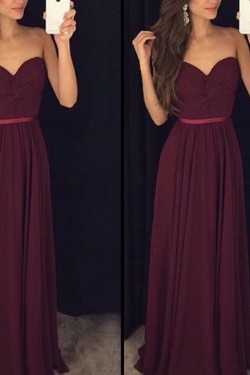 Long Chiffon Sweetheart Prom Formal Evening Party Dresses 3021471