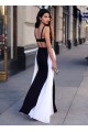 Long Black White Prom Formal Evening Party Dresses 3021477