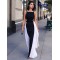 Long Black White Prom Formal Evening Party Dresses 3021477