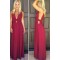 Long V-Neck Chiffon Prom Formal Evening Party Dresses 3021478