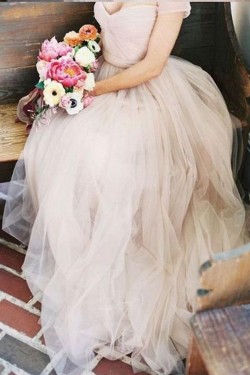 Tulle Off-the-Shoulder Prom Formal Evening Party Dresses 3021480