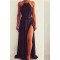 Long Halter Prom Formal Evening Party Dresses with Slit 3021482