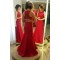Mermaid Long Red Prom Formal Evening Party Dresses 3021484