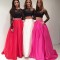 Two Pieces Long Sleeves Lace Prom Formal Evening Party Dresses 3021494