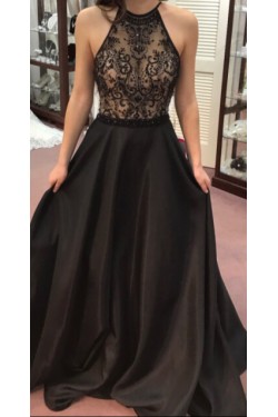 Elegant Long Black Prom Formal Evening Party Dresses 3021517