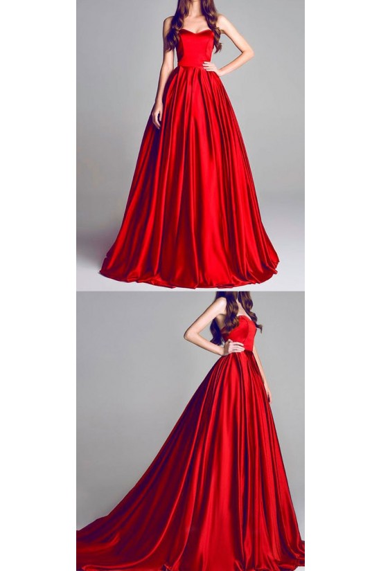 Long Red Prom Formal Evening Party Dresses 3021518