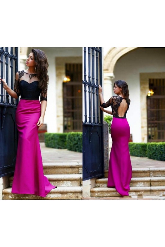 Mermaid Lace Long Prom Formal Evening Party Dresses 3021519