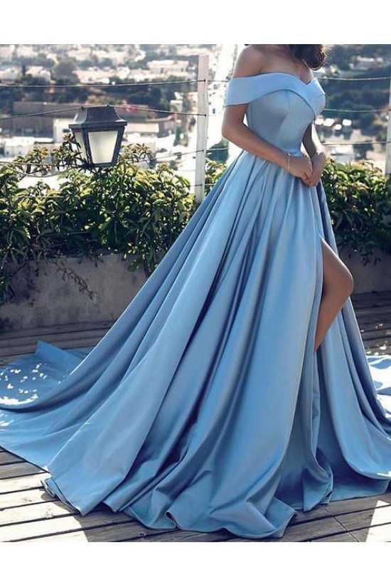Long Prom Dresses Off-the-Shoulder Evening Gowns 3021531