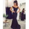 Mermaid Lace Prom Dresses Long Off-the-Shoulder Evening Party Dresses 3021535