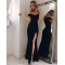 Elegant Off-the-Shoulder Long Prom Evening Formal Dresses with Side Slit 3021537